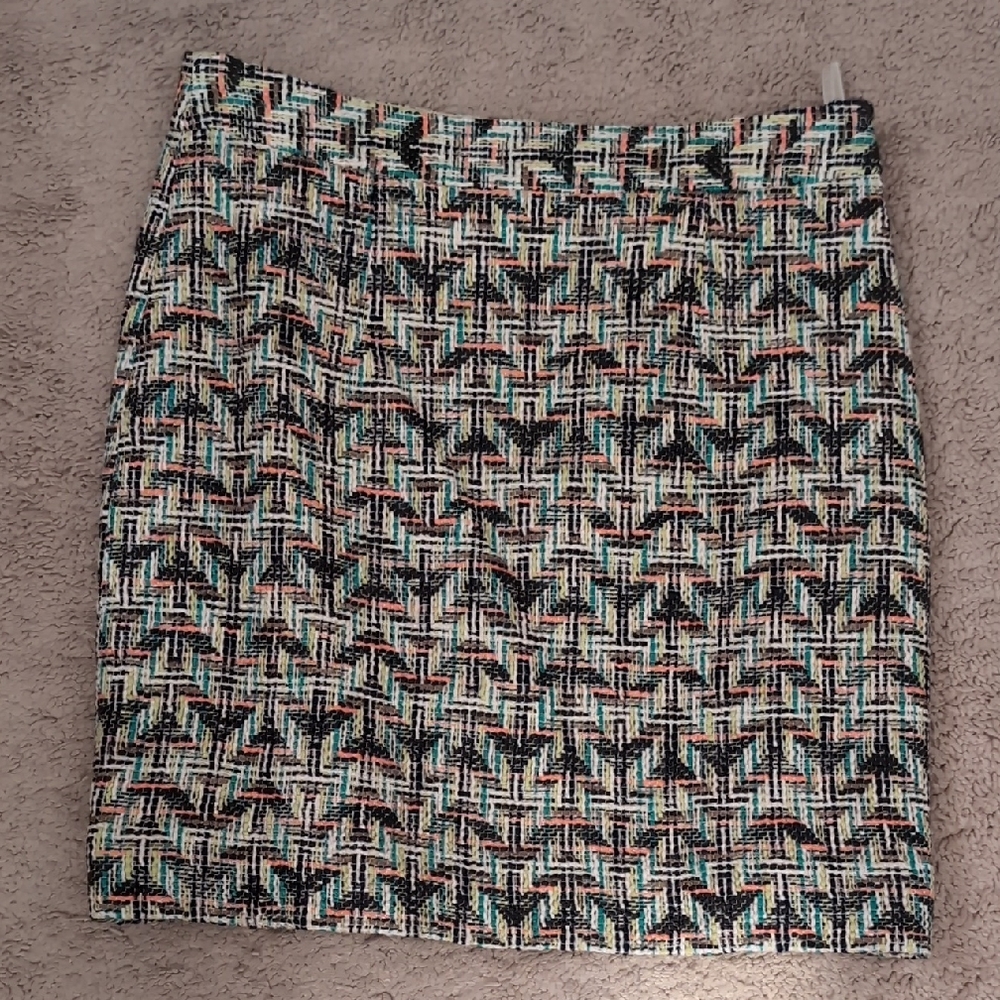 Kate Spade Multicolor Tweed Mini Skirt